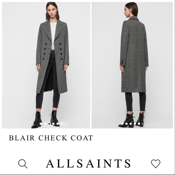 Allsaints blair coat Clearance